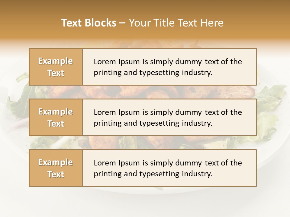 Antipasto Appetiser Fillet PowerPoint Template