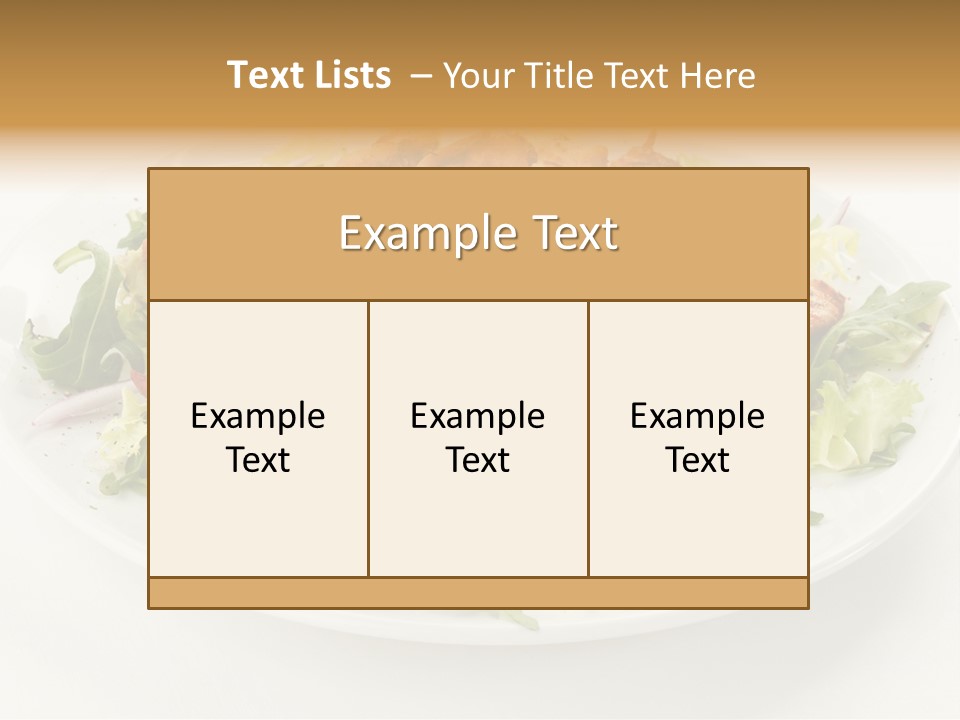 Antipasto Appetiser Fillet PowerPoint Template