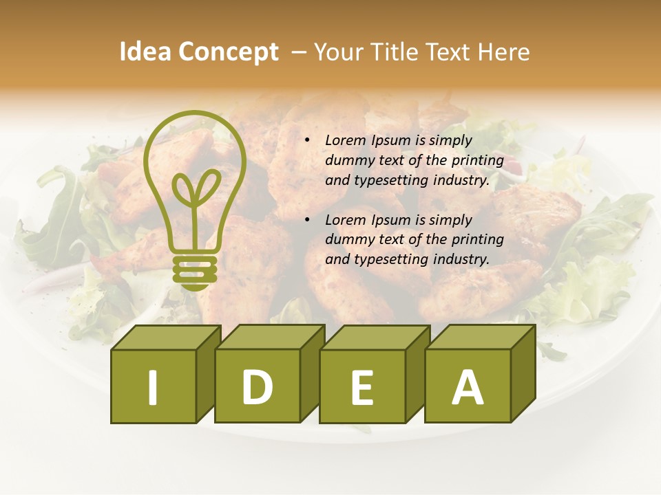 Antipasto Appetiser Fillet PowerPoint Template