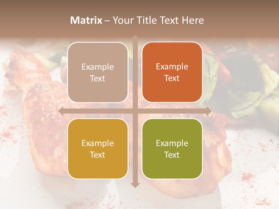 Lunch Lettuce Object PowerPoint Template