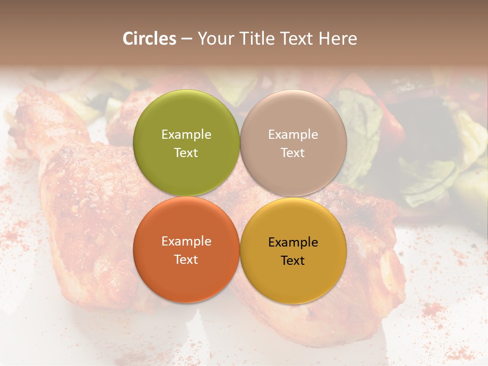 Lunch Lettuce Object PowerPoint Template