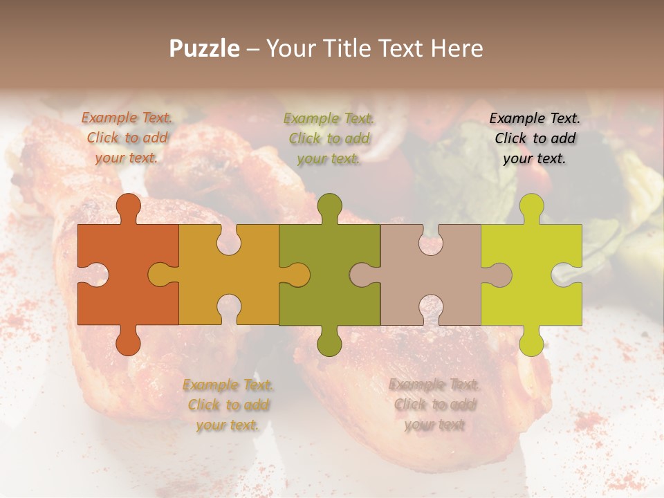 Lunch Lettuce Object PowerPoint Template