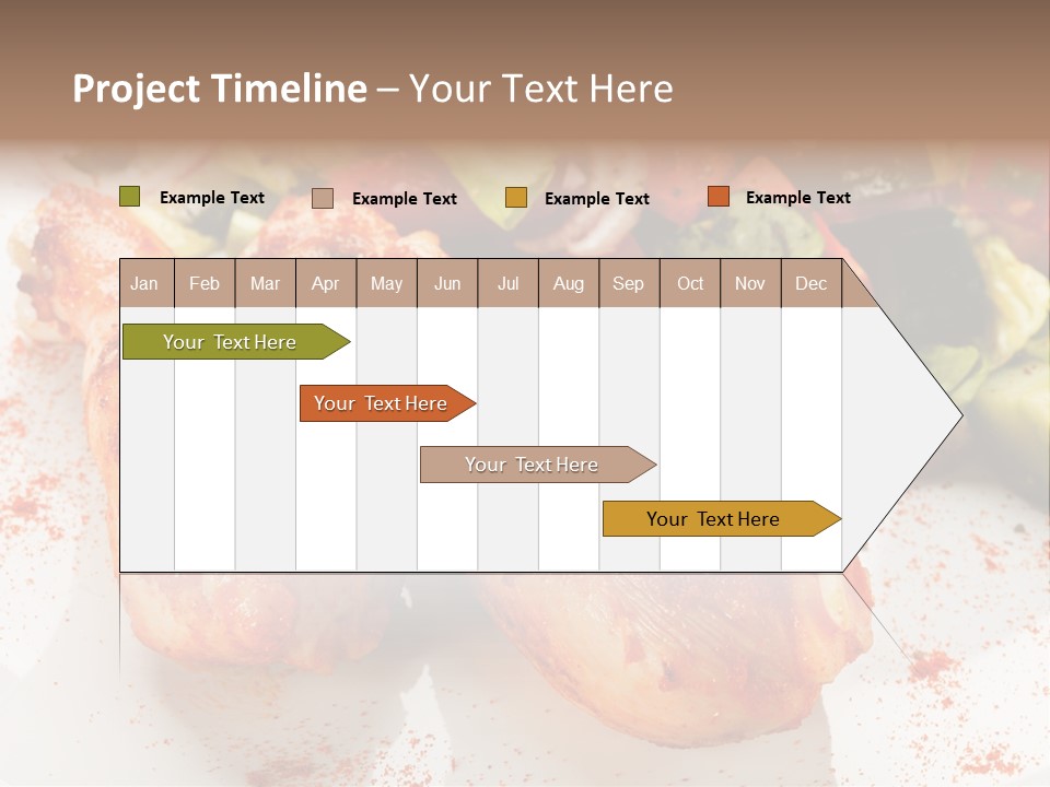 Lunch Lettuce Object PowerPoint Template
