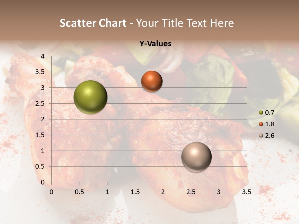 Lunch Lettuce Object PowerPoint Template