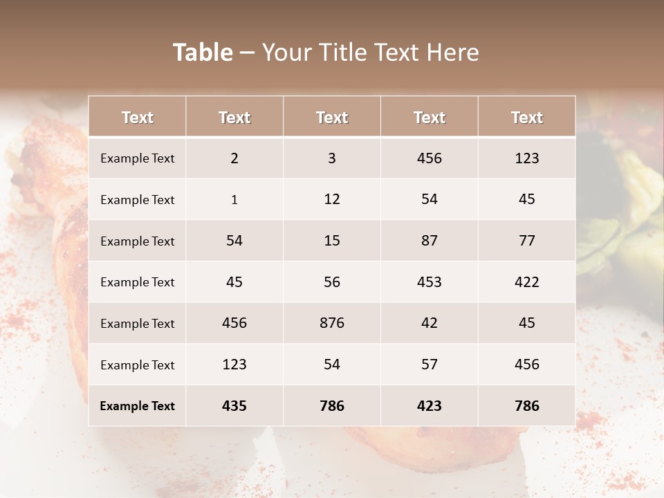 Lunch Lettuce Object PowerPoint Template