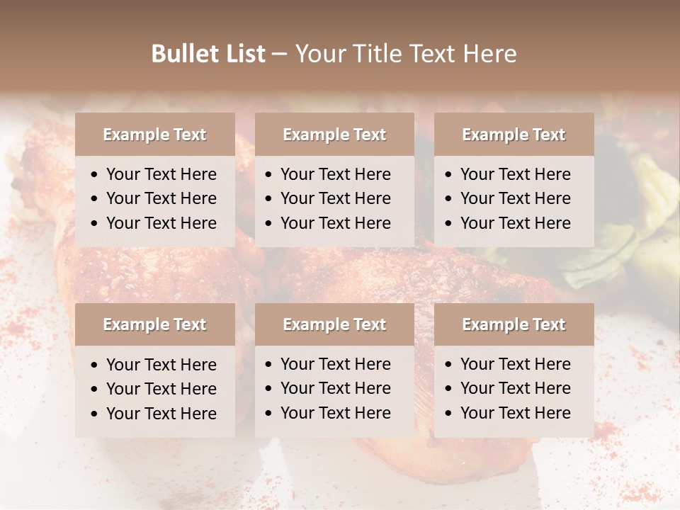 Lunch Lettuce Object PowerPoint Template