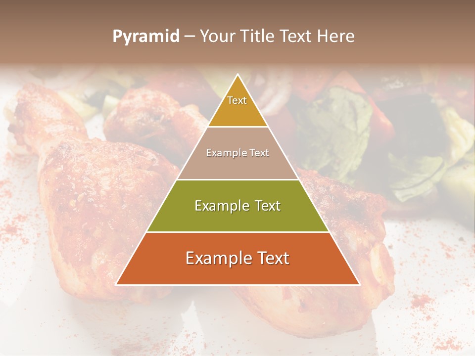 Lunch Lettuce Object PowerPoint Template