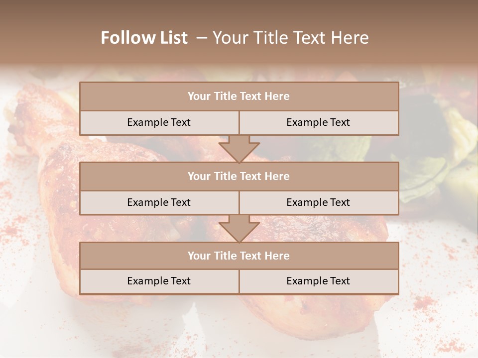 Lunch Lettuce Object PowerPoint Template