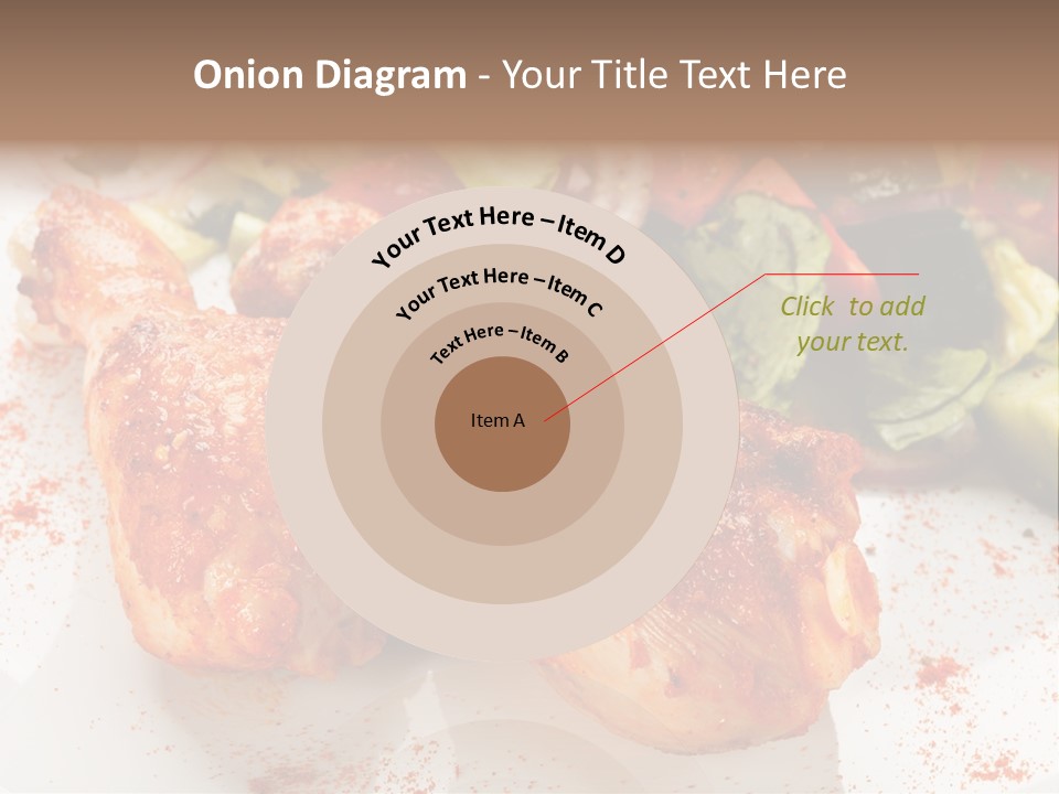 Lunch Lettuce Object PowerPoint Template