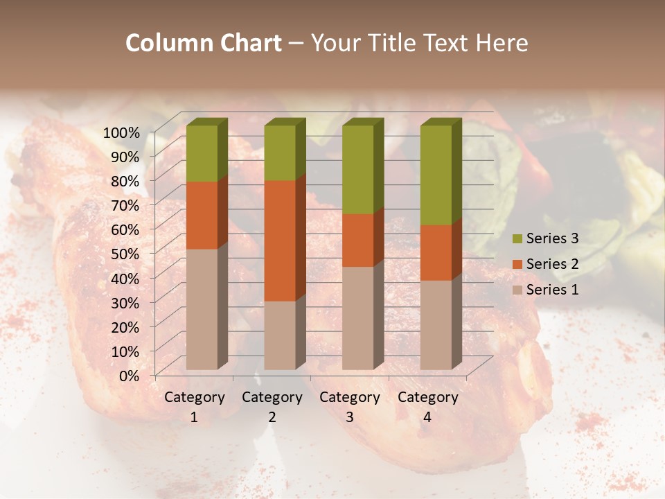 Lunch Lettuce Object PowerPoint Template