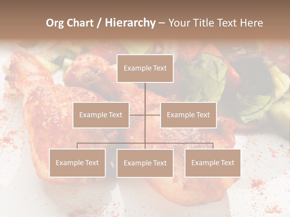 Lunch Lettuce Object PowerPoint Template