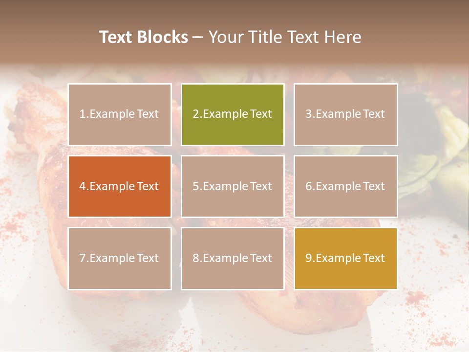 Lunch Lettuce Object PowerPoint Template