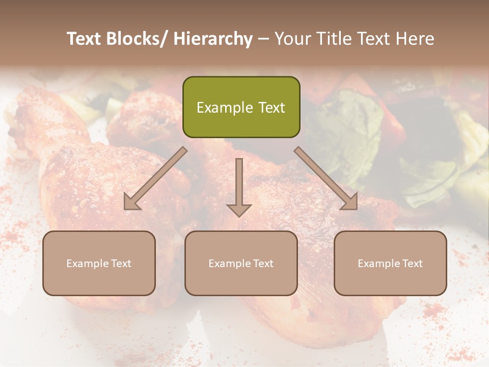 Lunch Lettuce Object PowerPoint Template