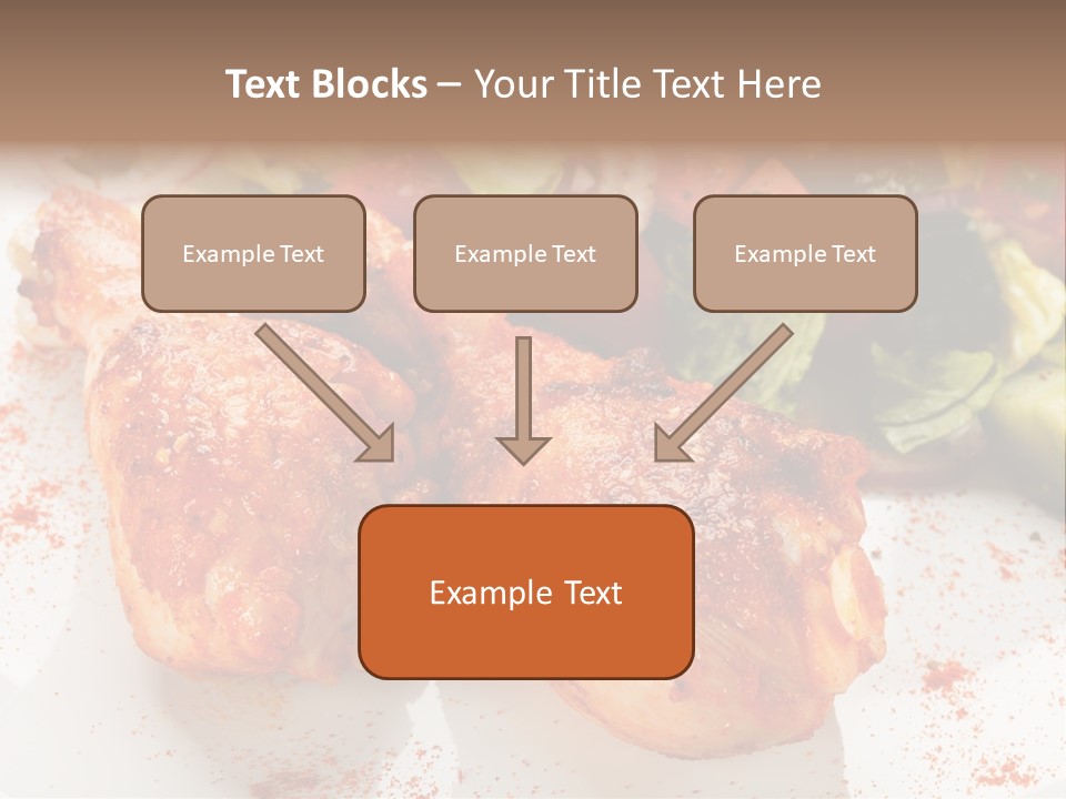 Lunch Lettuce Object PowerPoint Template