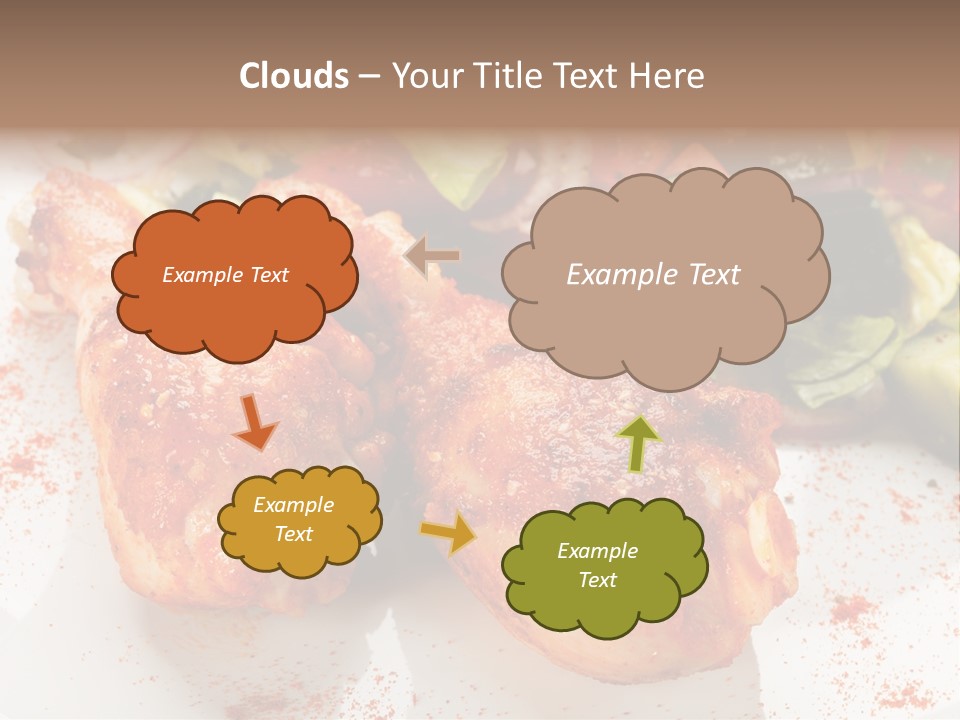 Lunch Lettuce Object PowerPoint Template