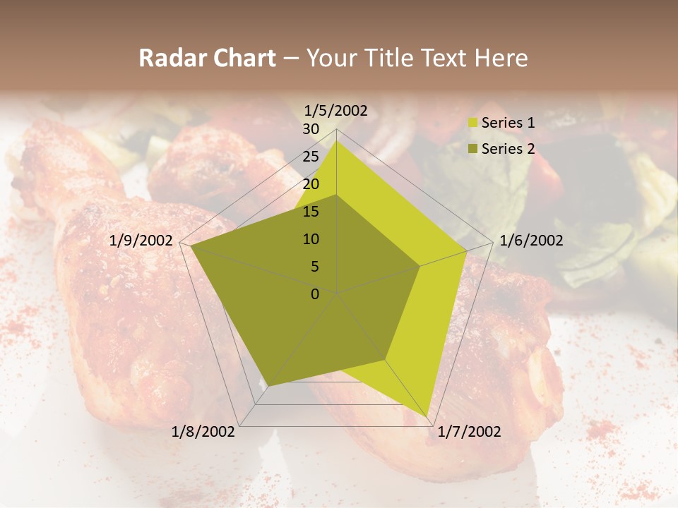Lunch Lettuce Object PowerPoint Template