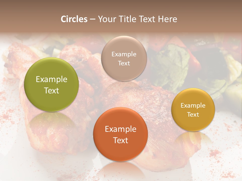 Lunch Lettuce Object PowerPoint Template