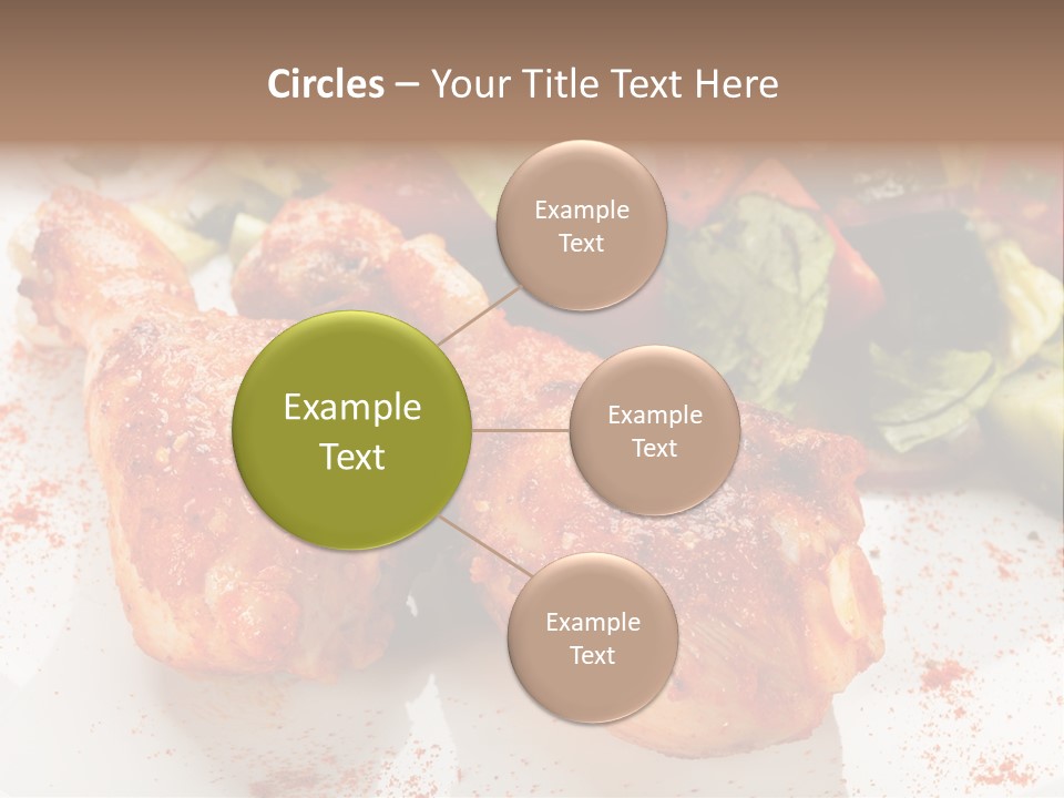 Lunch Lettuce Object PowerPoint Template