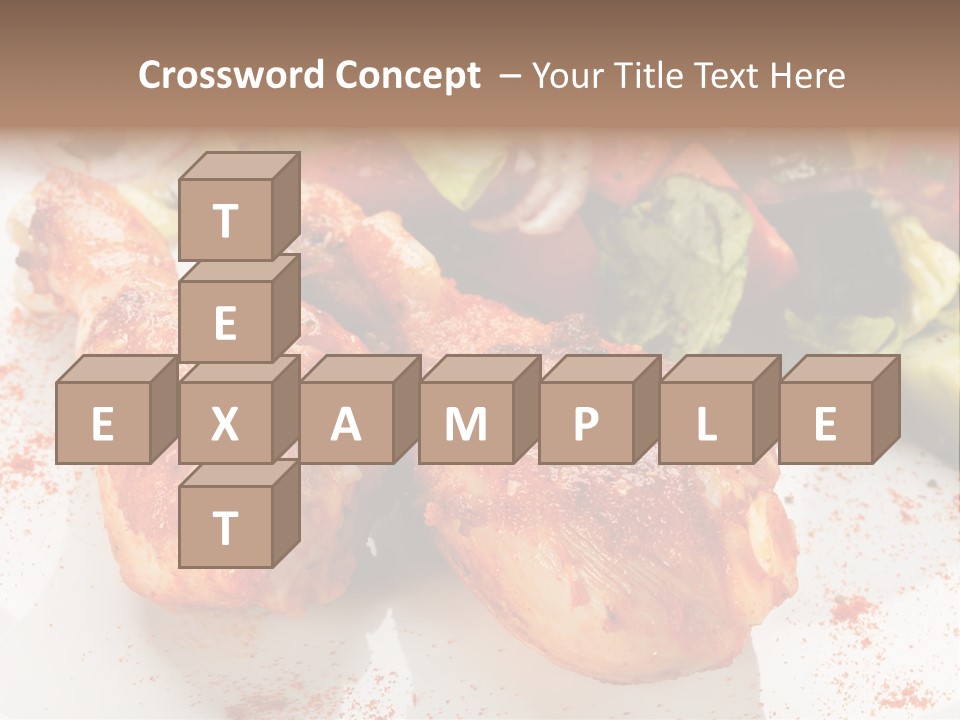 Lunch Lettuce Object PowerPoint Template