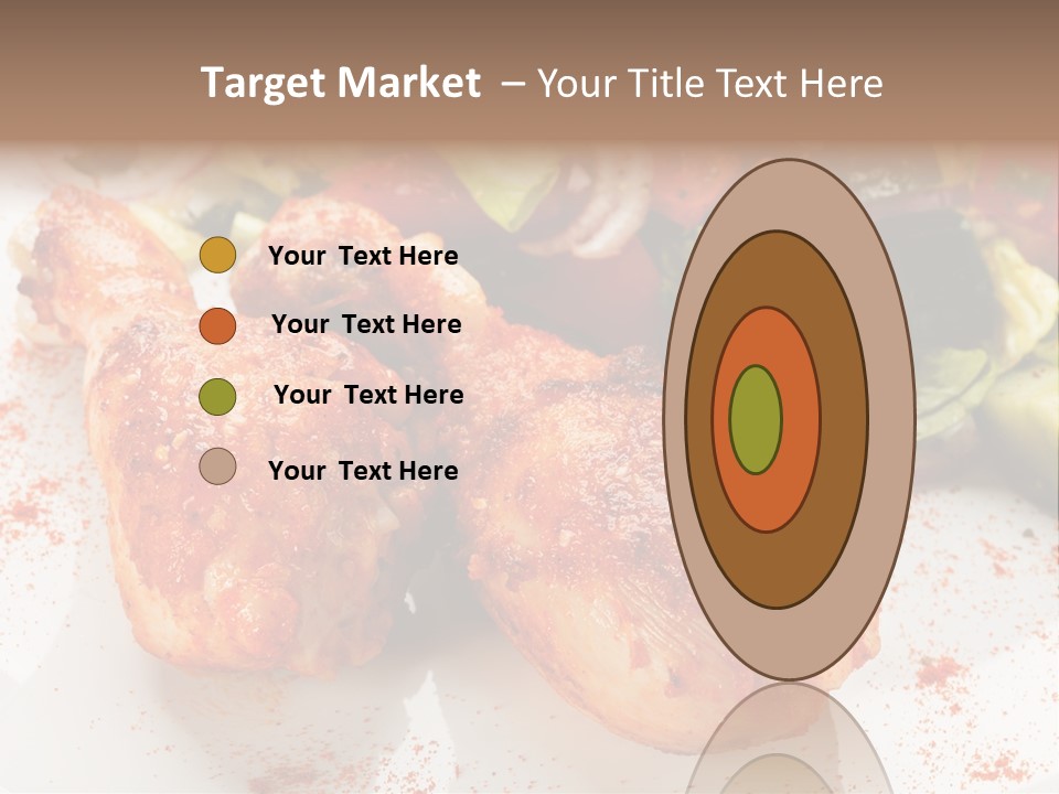 Lunch Lettuce Object PowerPoint Template