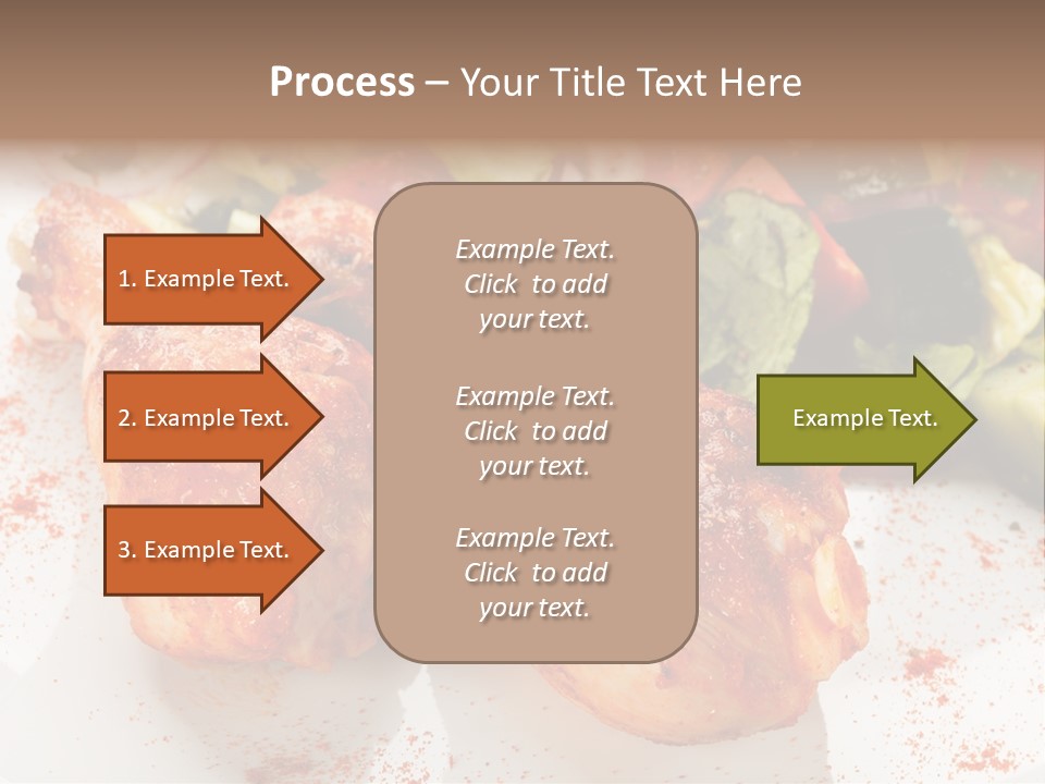 Lunch Lettuce Object PowerPoint Template