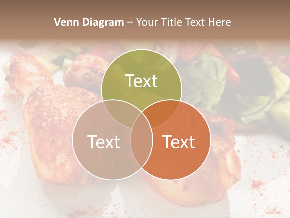 Lunch Lettuce Object PowerPoint Template