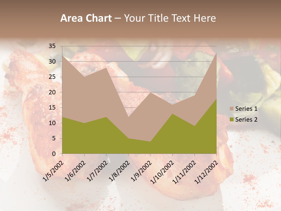 Lunch Lettuce Object PowerPoint Template