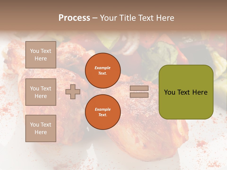 Lunch Lettuce Object PowerPoint Template