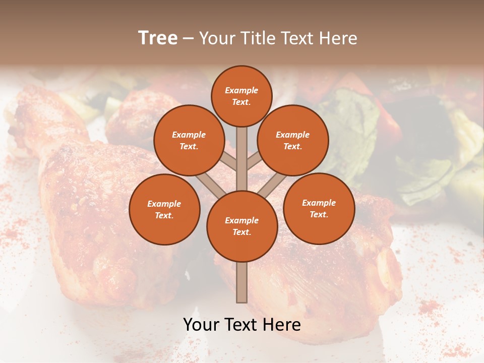 Lunch Lettuce Object PowerPoint Template