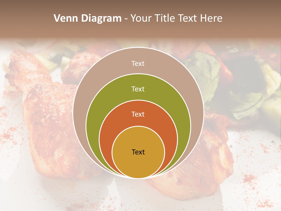 Lunch Lettuce Object PowerPoint Template