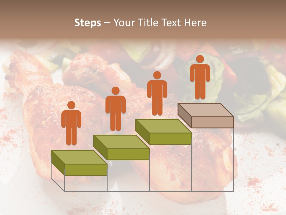 Lunch Lettuce Object PowerPoint Template