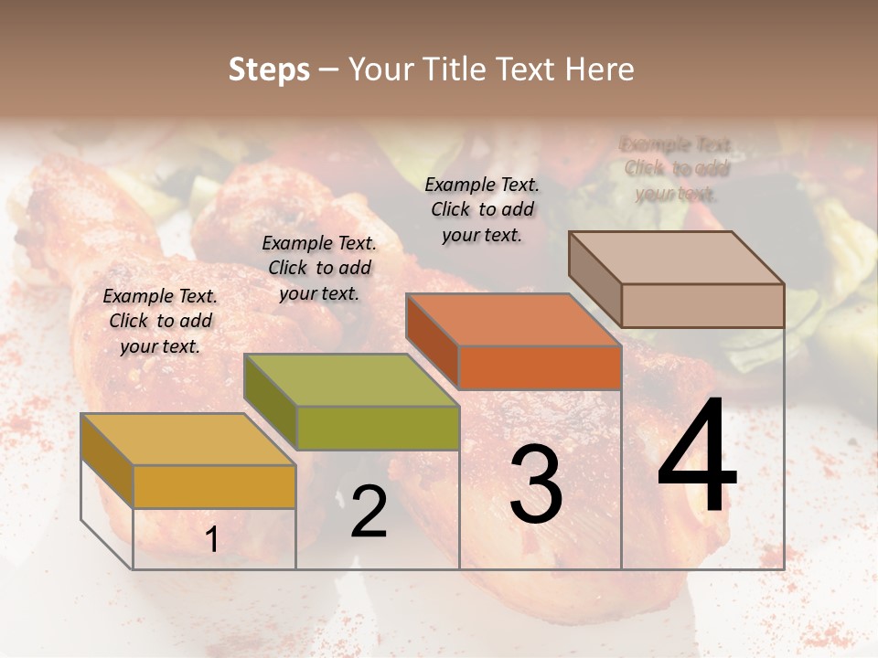 Lunch Lettuce Object PowerPoint Template