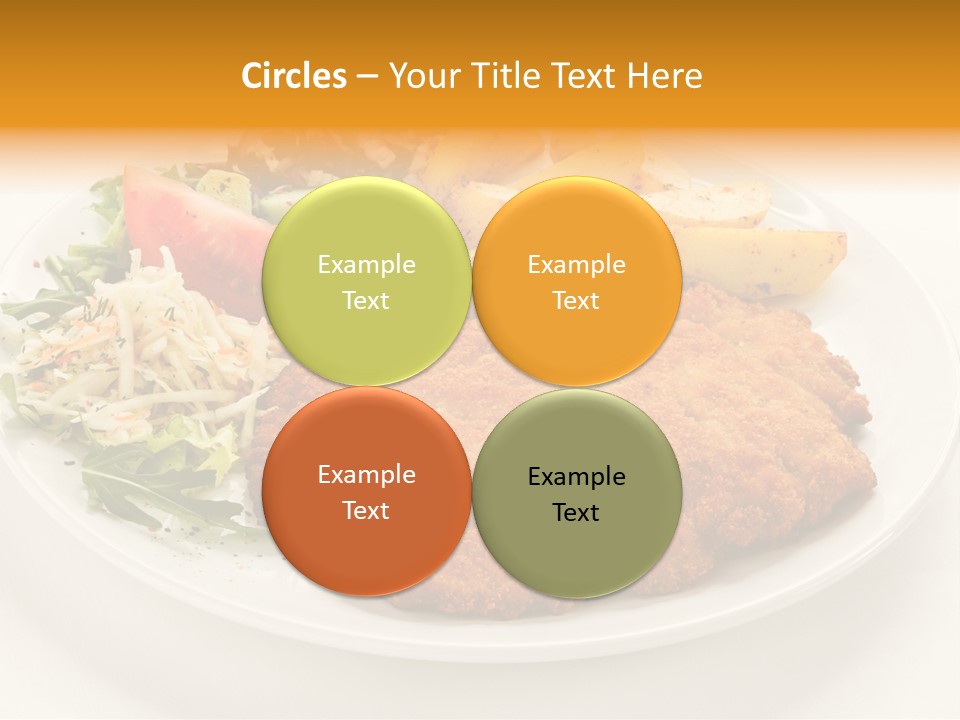 Vegetable Delicious Fillet PowerPoint Template