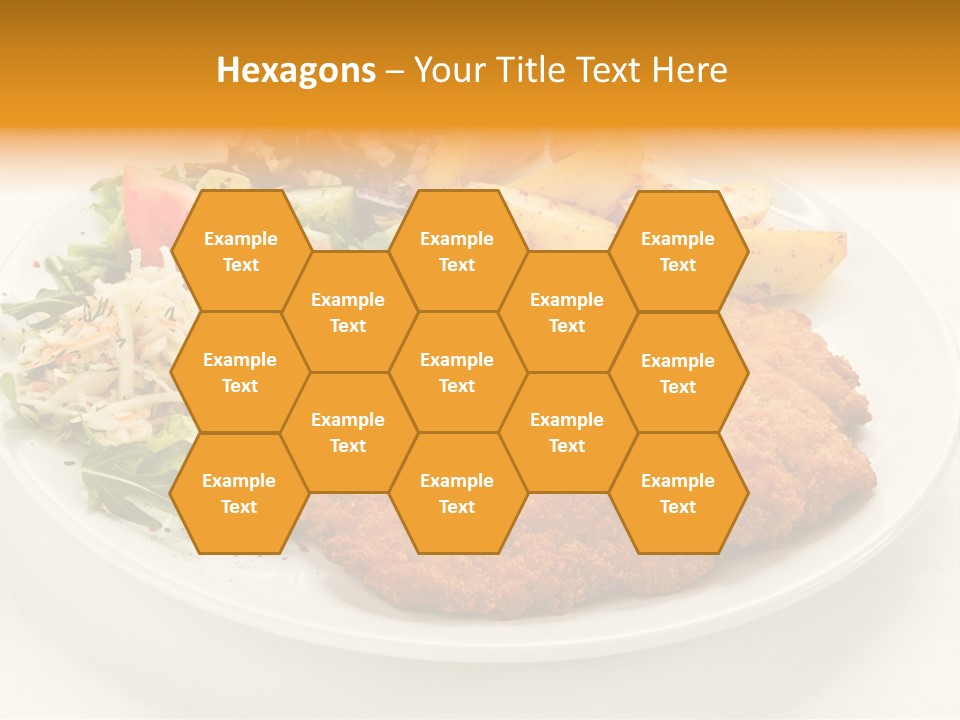 Vegetable Delicious Fillet PowerPoint Template