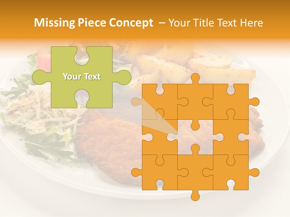 Vegetable Delicious Fillet PowerPoint Template