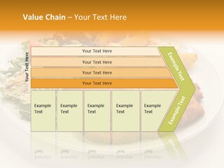 Vegetable Delicious Fillet PowerPoint Template