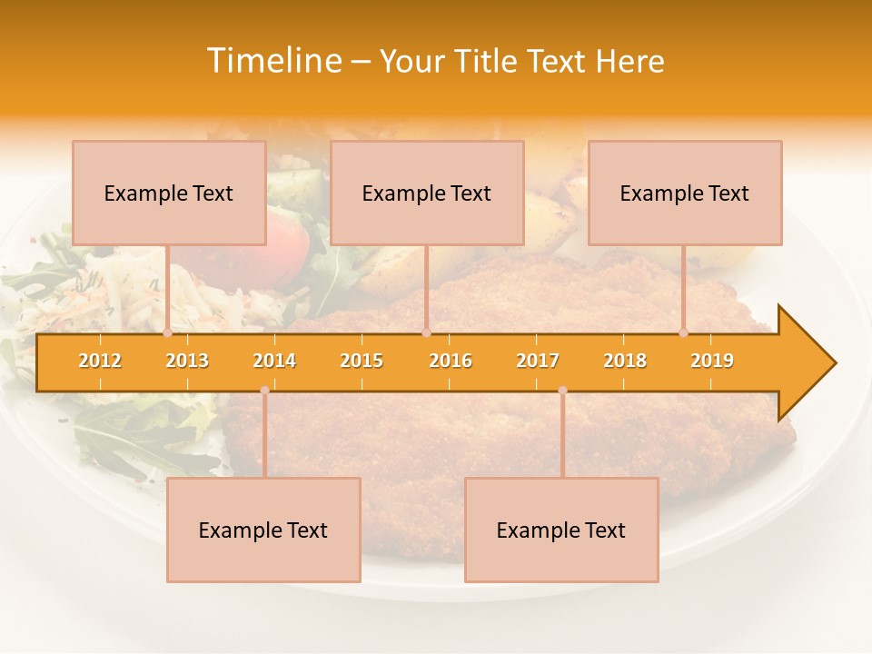 Vegetable Delicious Fillet PowerPoint Template