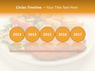 Vegetable Delicious Fillet PowerPoint Template