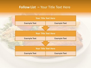 Vegetable Delicious Fillet PowerPoint Template