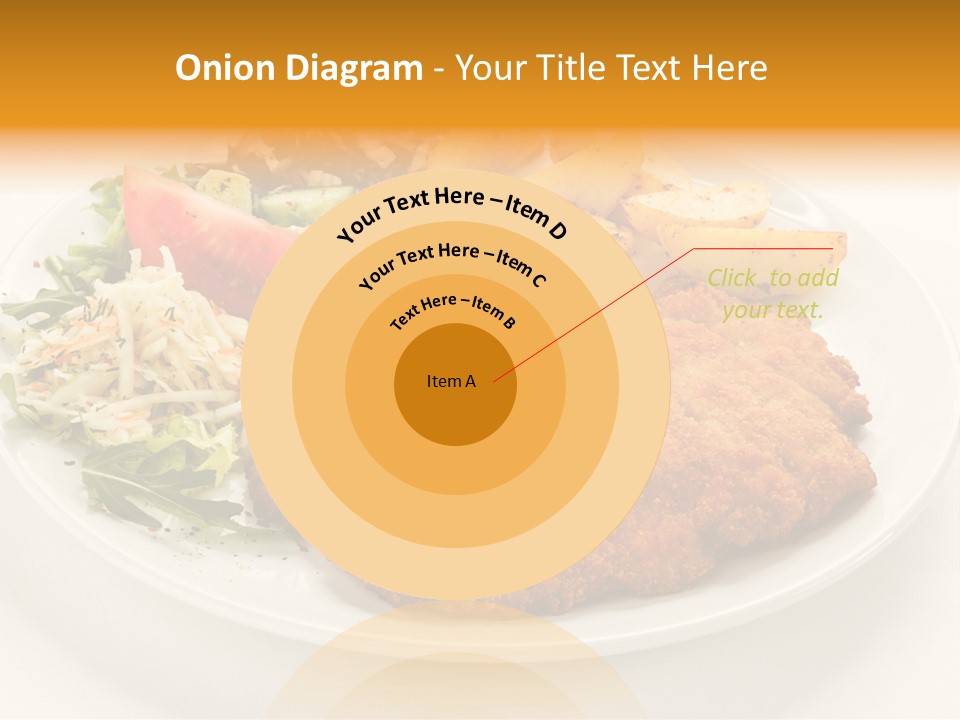 Vegetable Delicious Fillet PowerPoint Template