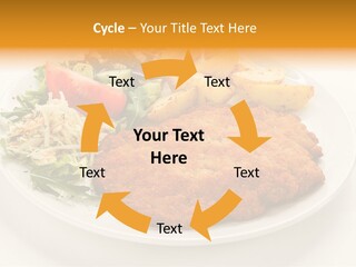 Vegetable Delicious Fillet PowerPoint Template