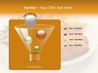 Vegetable Delicious Fillet PowerPoint Template