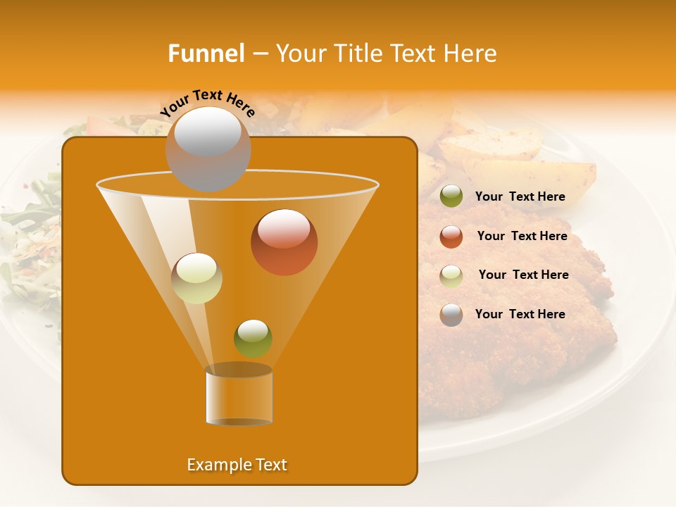 Vegetable Delicious Fillet PowerPoint Template
