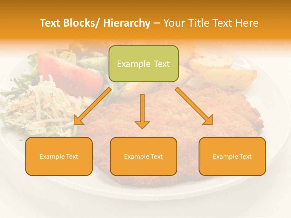 Vegetable Delicious Fillet PowerPoint Template