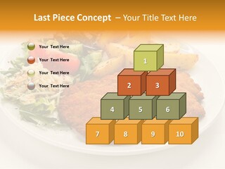 Vegetable Delicious Fillet PowerPoint Template