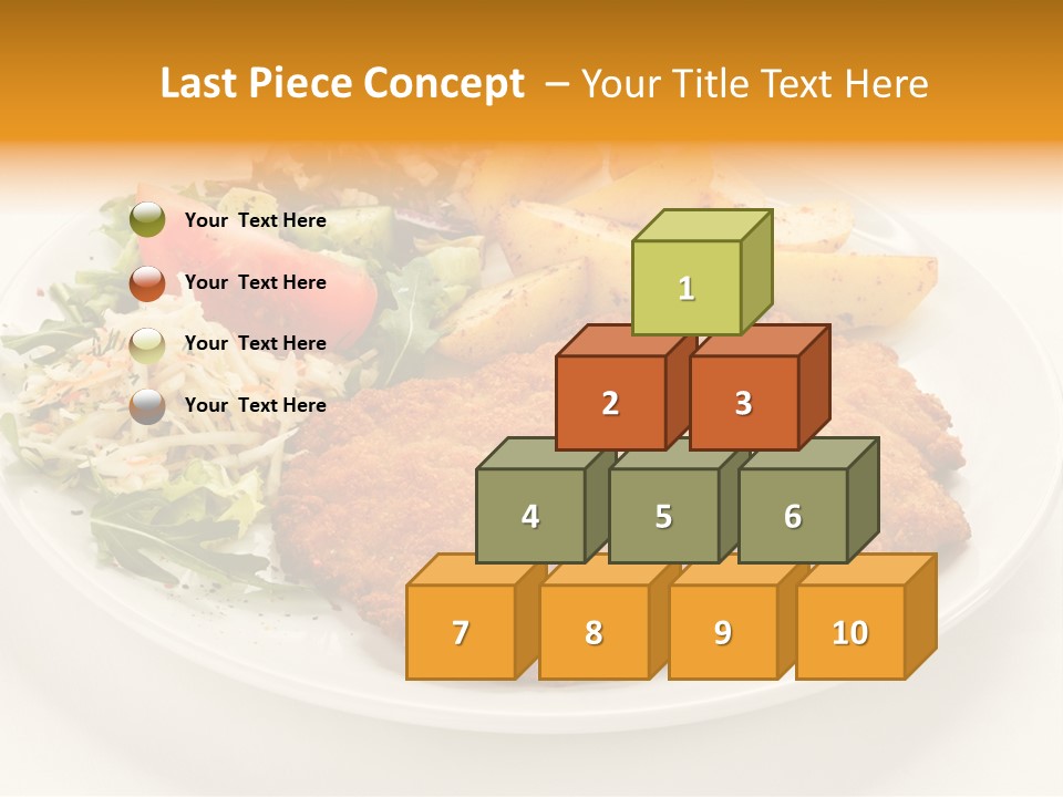 Vegetable Delicious Fillet PowerPoint Template