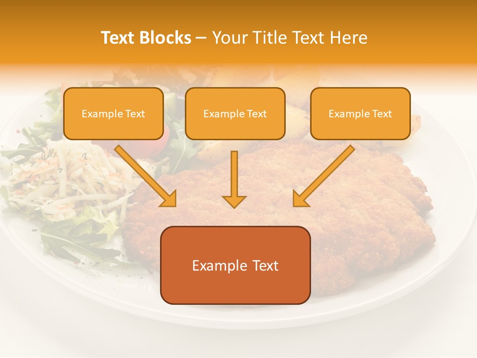 Vegetable Delicious Fillet PowerPoint Template