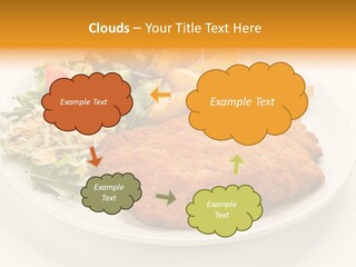 Vegetable Delicious Fillet PowerPoint Template