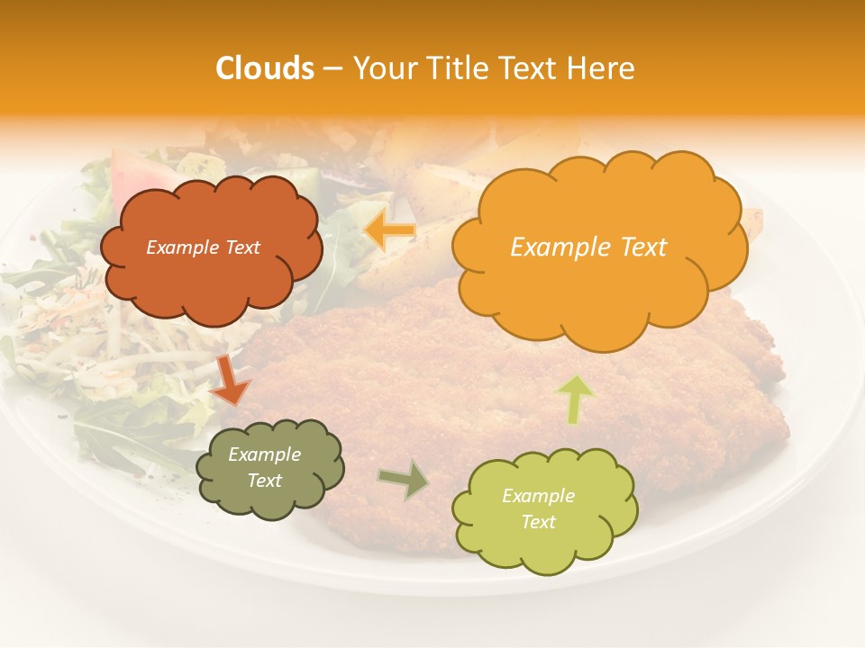 Vegetable Delicious Fillet PowerPoint Template