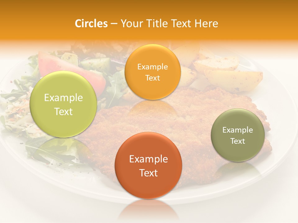 Vegetable Delicious Fillet PowerPoint Template